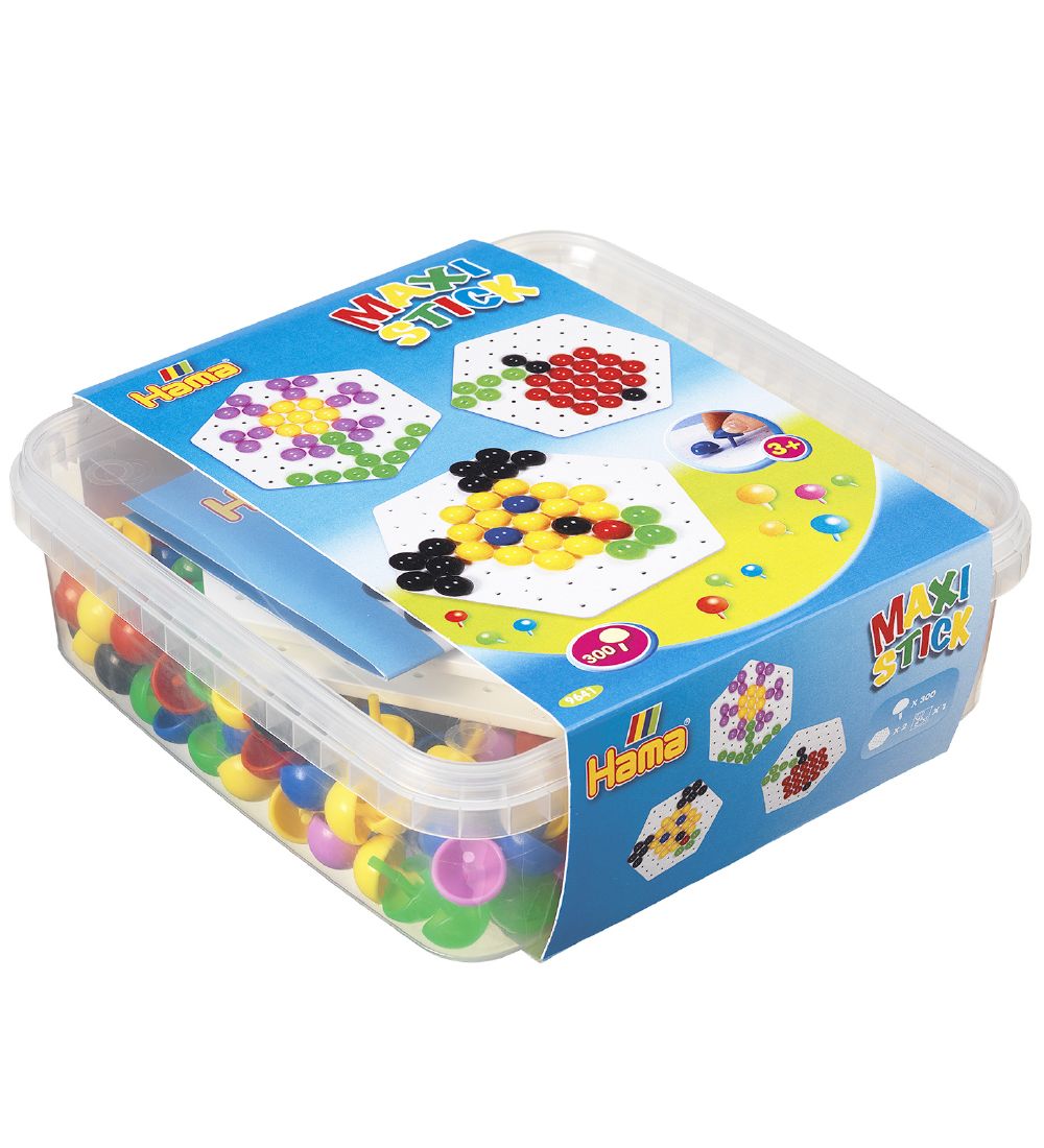 Hama Maxi Stecknadeln Set - 300 st. - Mehrfarbig - Hama - One Size - Perlen von Hama