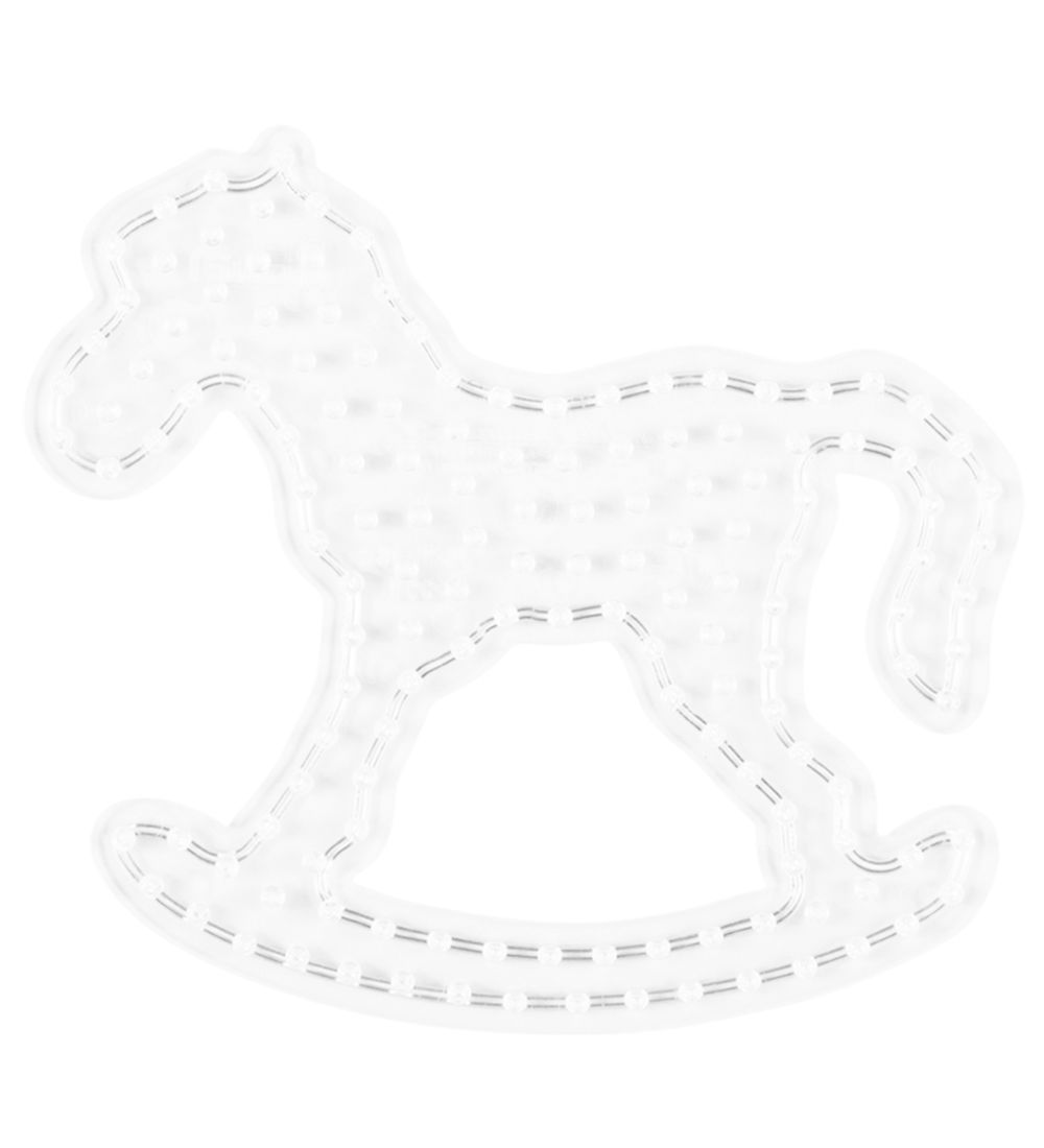 Hama Maxi Steckplatte - Schaukelpferd - Transparent - Hama - One Size - Perlen Steckplatten Hama Maxi Steckplatte - Schaukelpferd - Transparent - Hama - One Size - Perlen Steckplatten von Hama