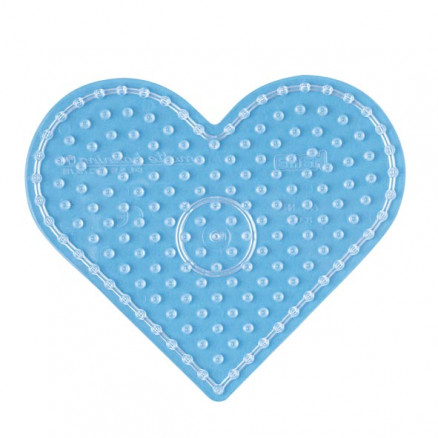 Hama Maxi Stiftplatte 8206 Herz Tranparent - 1 Stk von Hama
