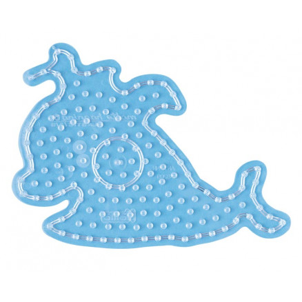 Hama Maxi Stiftplatte 8209 Wal Tranparent - 1 Stk von Hama