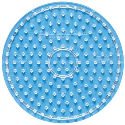 Hama Maxi Stiftplatte 8220 rund transparent - 1 Stk von Hama