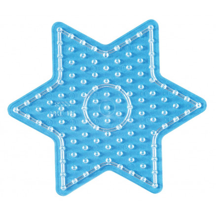 Hama Maxi Stiftplatte 8222 Stern transparent - 1 Stk von Hama