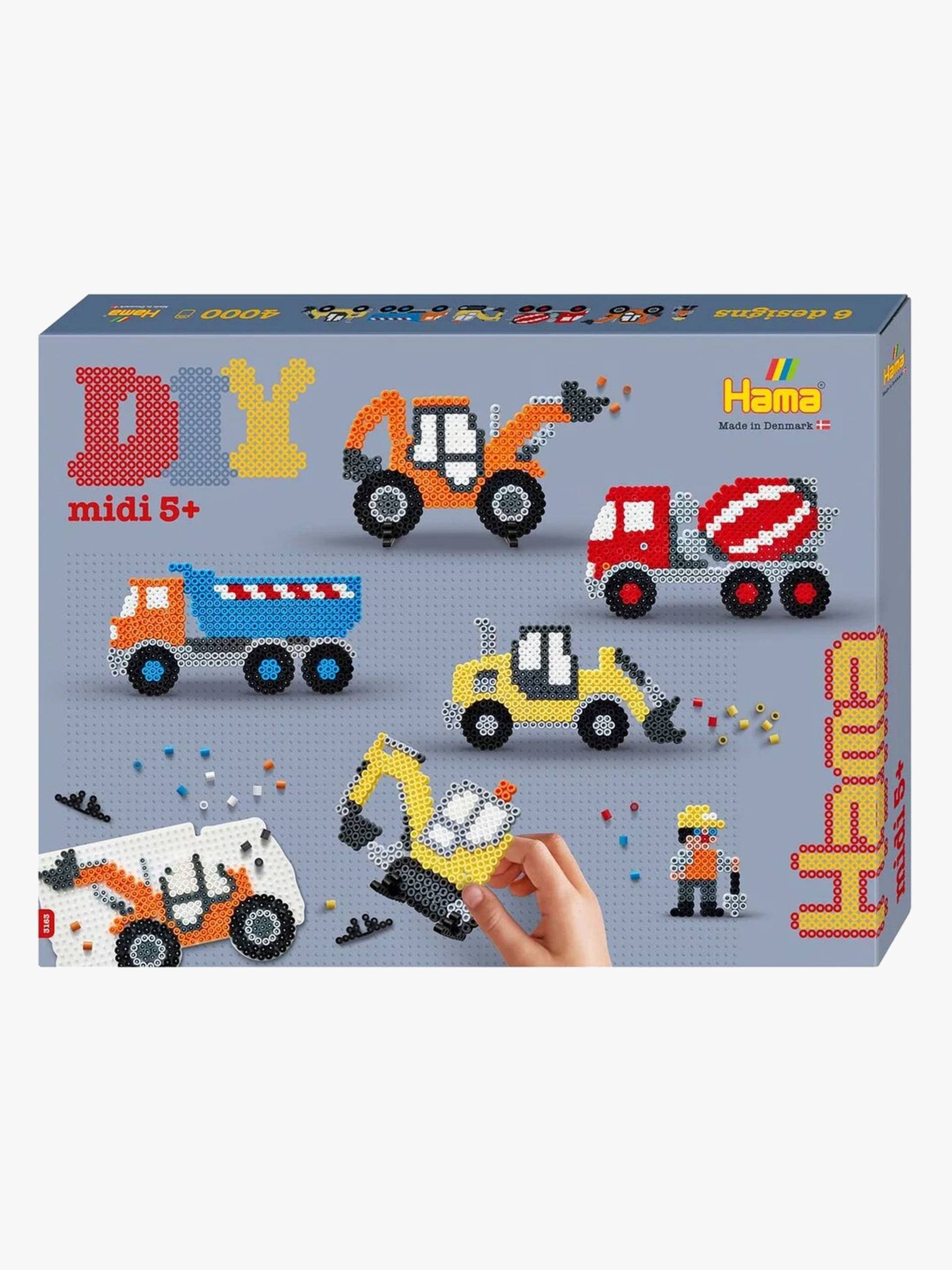 Hama Midi Baustellenfahrzeug Perlenset 4000 Teile von Hama