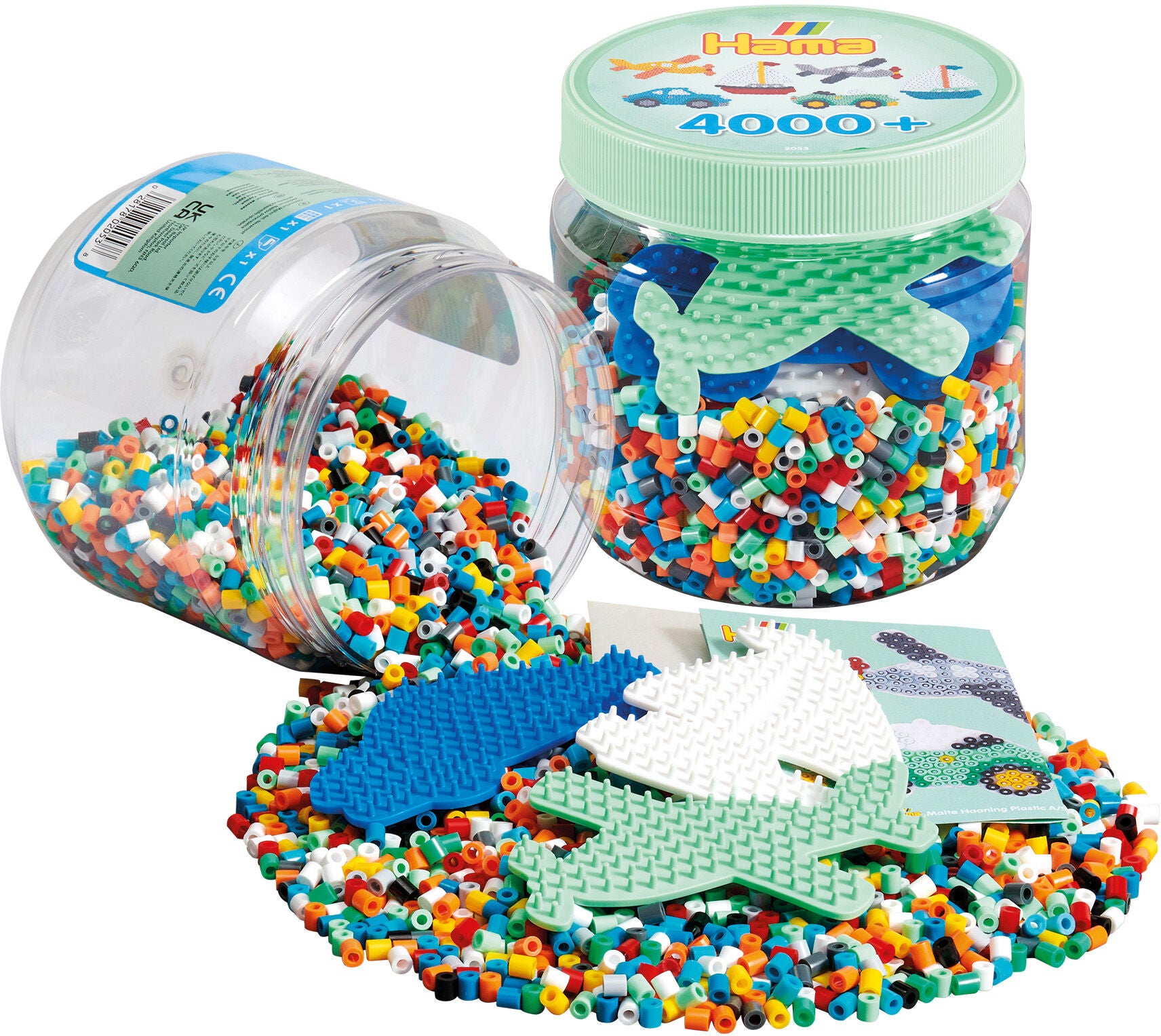 Hama Midi Beads Perlen mit Perlenplatten 4000 Teile Hama Midi Beads Perlen mit Perlenplatten 4000 Teile von Hama