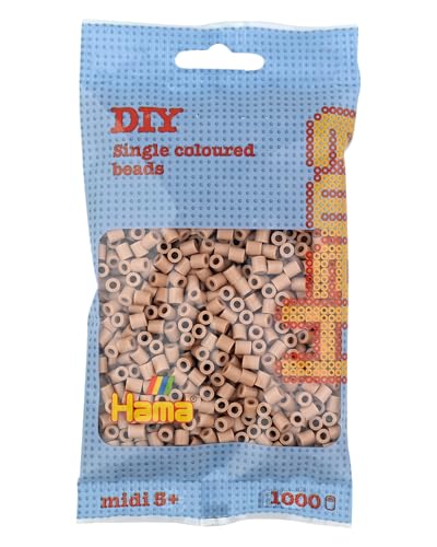 Hama - Midi Sachet 1000 Perles Café Frappé N, 207-75, Light Nougat von Hama