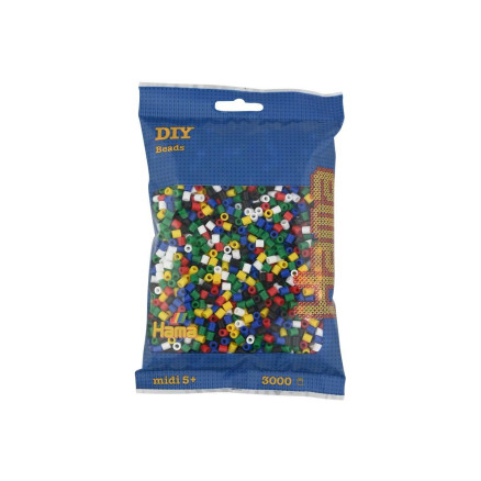 Hama Midi Bügelperlen 201-66 Mix 66 - 3000 Stk von Hama