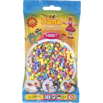 Hama Midi Bügelperlen 207-50 Pastellmix 50 - 1000 Stk Hama Midi Bügelperlen 207-50 Pastellmix 50 - 1000 Stk von Hama