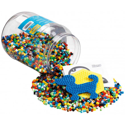 Hama Midi Bügelperlen und Stiftplatten blauer Behälter 2021 - 7000 Stk Hama Midi Bügelperlen und Stiftplatten blauer Behälter 2021 - 7000 Stk von Hama