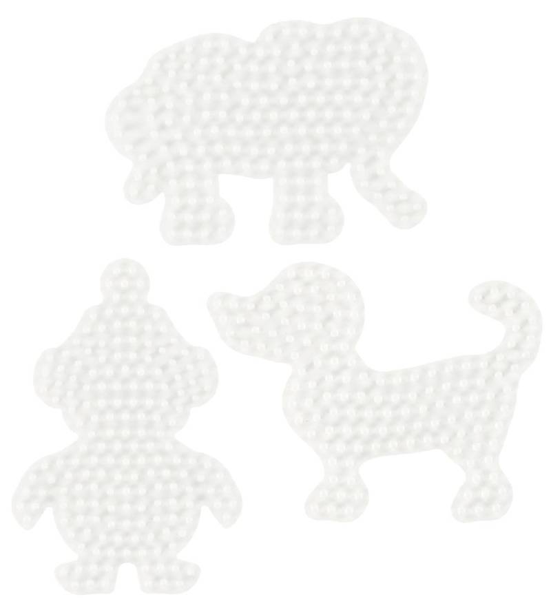 Hama Midi - Bügelperlensteckplatten - 3er-Pack - Hund, Elefant & - Hama - One Size - Perlen Steckplatten Hama Midi - Bügelperlensteckplatten - 3er-Pack - Hund, Elefant & - Hama - One Size - Perlen Steckplatten von Hama