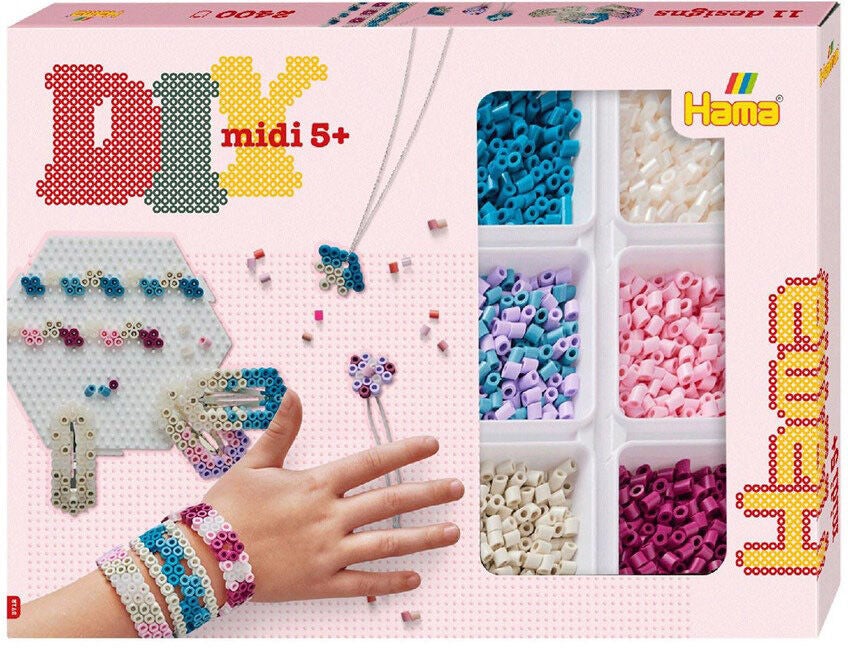 Hama Midi DIY Perlenset 2400 Teile Hama Midi DIY Perlenset 2400 Teile von Hama