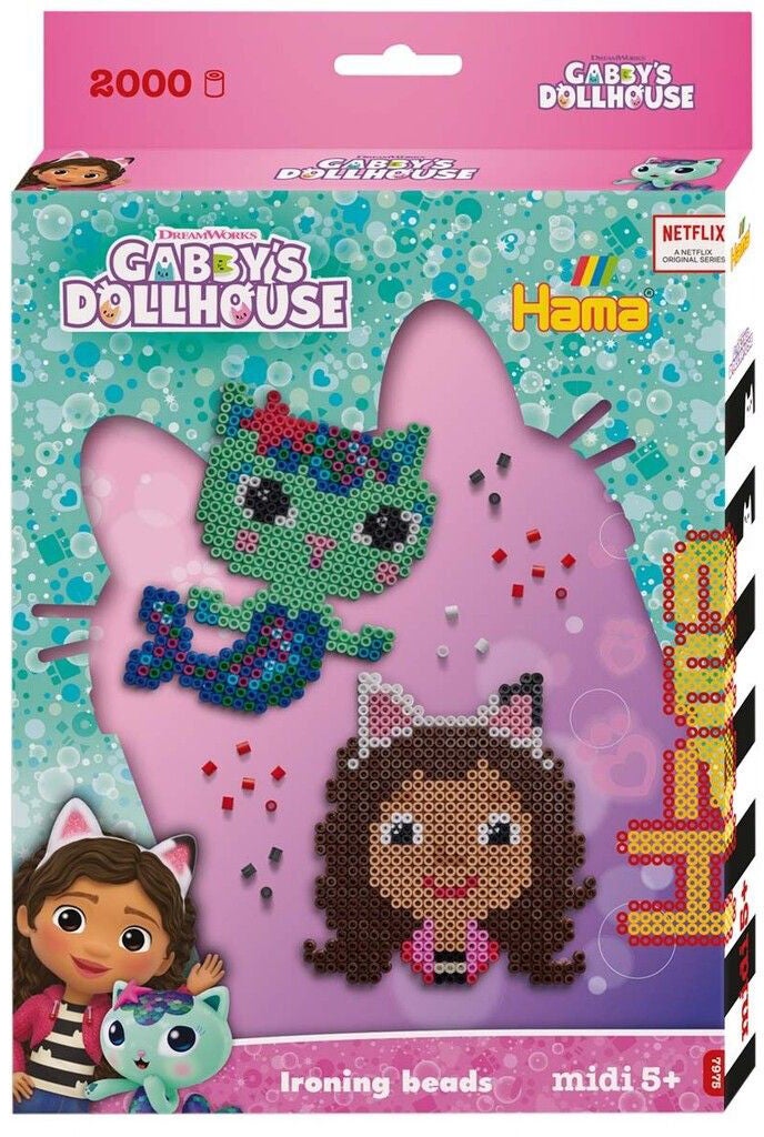 Hama Midi Gabby's Dollhouse Perlenset 2000 Teile Hama Midi Gabby's Dollhouse Perlenset 2000 Teile von Hama