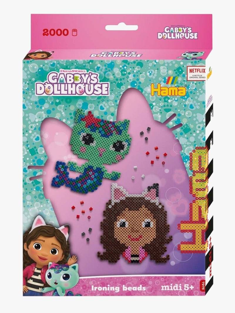 Hama Midi Gabby's Dollhouse Perlenset 2000 Teile Hama Midi Gabby's Dollhouse Perlenset 2000 Teile von Hama