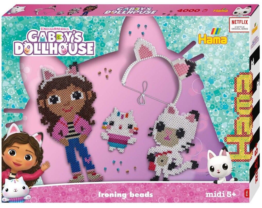 Hama Midi Gabby's Dollhouse Perlenset 4000 Teile Hama Midi Gabby's Dollhouse Perlenset 4000 Teile von Hama