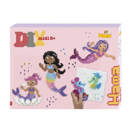 Hama Midi Geschenkbox 3161 Meerjungfrauen von Hama