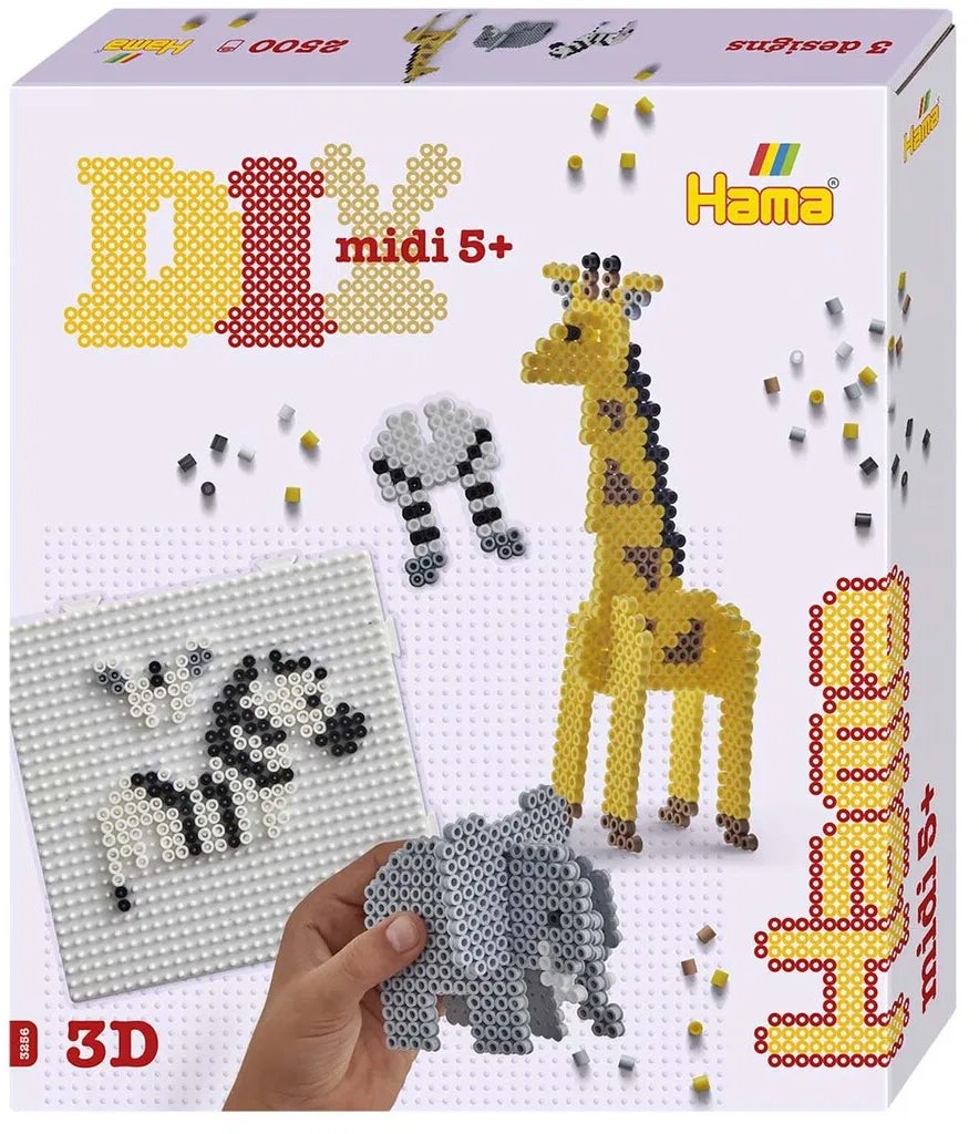 Hama Midi Geschenkbox 3D Safari 2500 Teile Hama Midi Geschenkbox 3D Safari 2500 Teile von Hama