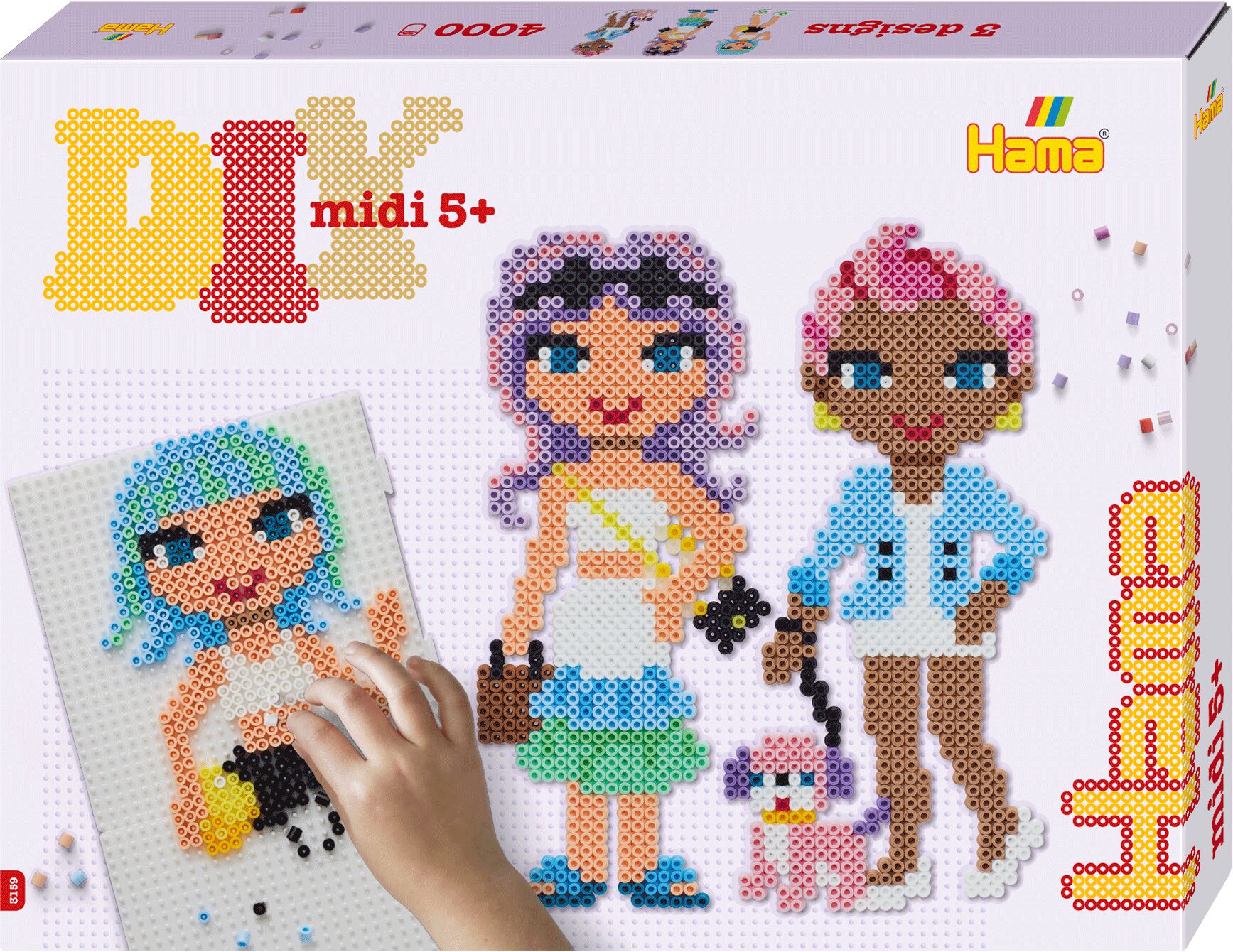 Hama Midi Geschenkbox Fashion Girls 4000 Teile Hama Midi Geschenkbox Fashion Girls 4000 Teile von Hama