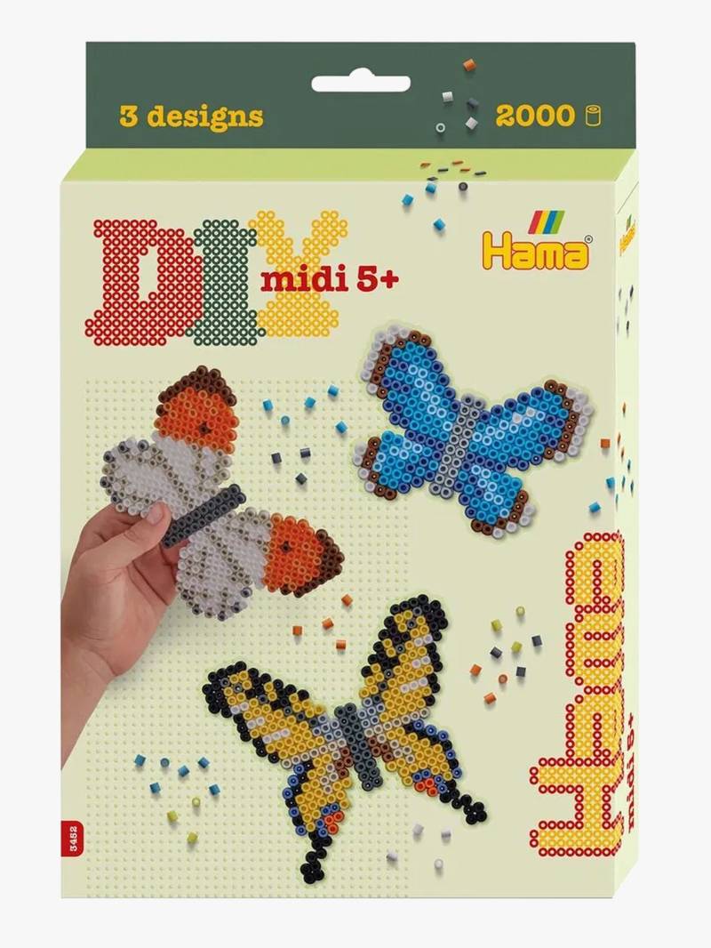 Hama Midi Hanging Box Schmetterlinge Perlenset 2000 Teile Hama Midi Hanging Box Schmetterlinge Perlenset 2000 Teile von Hama