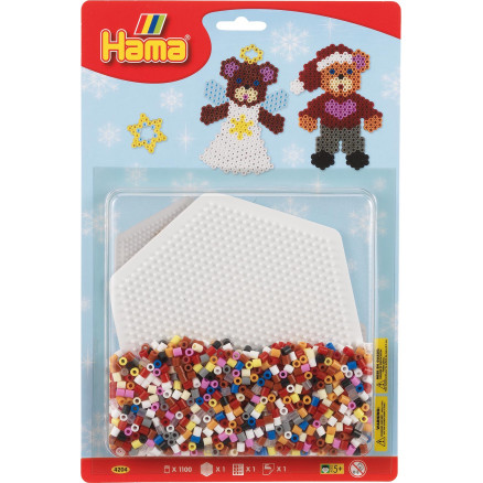 Hama Midi Paket 4204 mit 1.000 Perlen & sechseckige Stiftplatte Hama Midi Paket 4204 mit 1.000 Perlen & sechseckige Stiftplatte von Hama