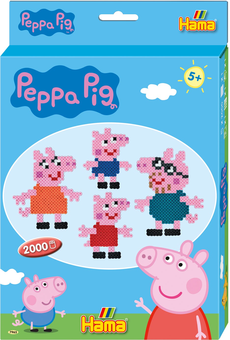 Hama Midi Peppa Wutz Perlenset 2000 Teile Hama Midi Peppa Wutz Perlenset 2000 Teile von Hama