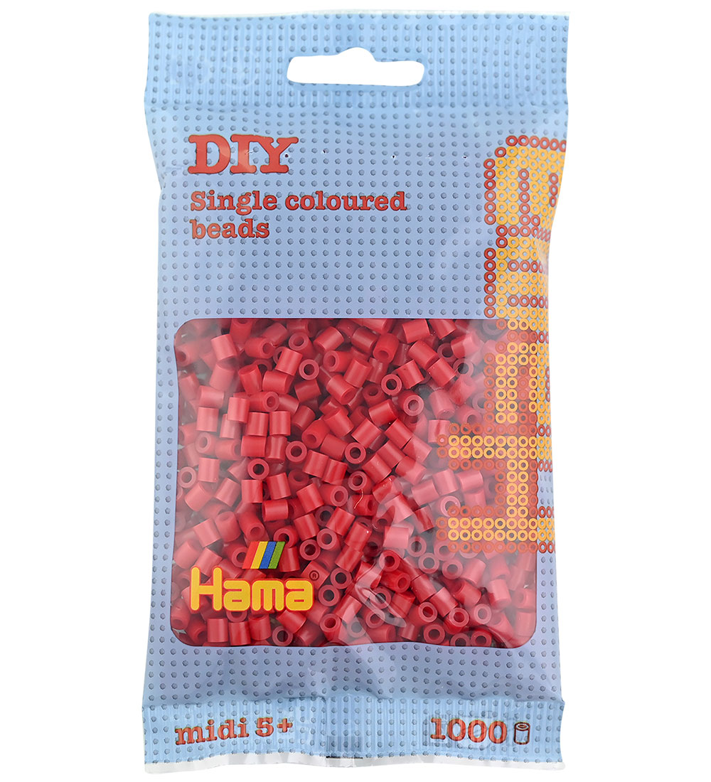 Hama Midi Perlen - 1000 st. - 114 Kirschrot - Hama - One Size - Perlen Hama Midi Perlen - 1000 st. - 114 Kirschrot - Hama - One Size - Perlen von Hama
