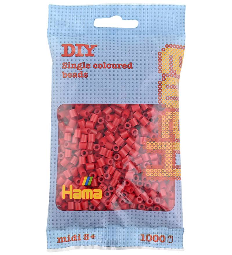 Hama Midi Perlen - 1000 st. - 114 Kirschrot - Hama - One Size - Perlen Hama Midi Perlen - 1000 st. - 114 Kirschrot - Hama - One Size - Perlen von Hama