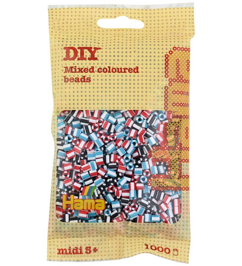 Hama Midi Perlen - 1000 st. - Gestreift Mix 91 - Hama - One Size - Perlen Hama Midi Perlen - 1000 st. - Gestreift Mix 91 - Hama - One Size - Perlen von Hama