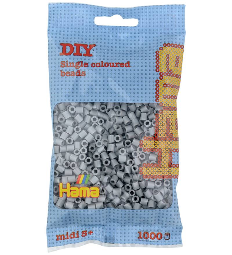 Hama Midi Perlen - 1000 st. - Grau - Hama - One Size - Perlen Hama Midi Perlen - 1000 st. - Grau - Hama - One Size - Perlen von Hama