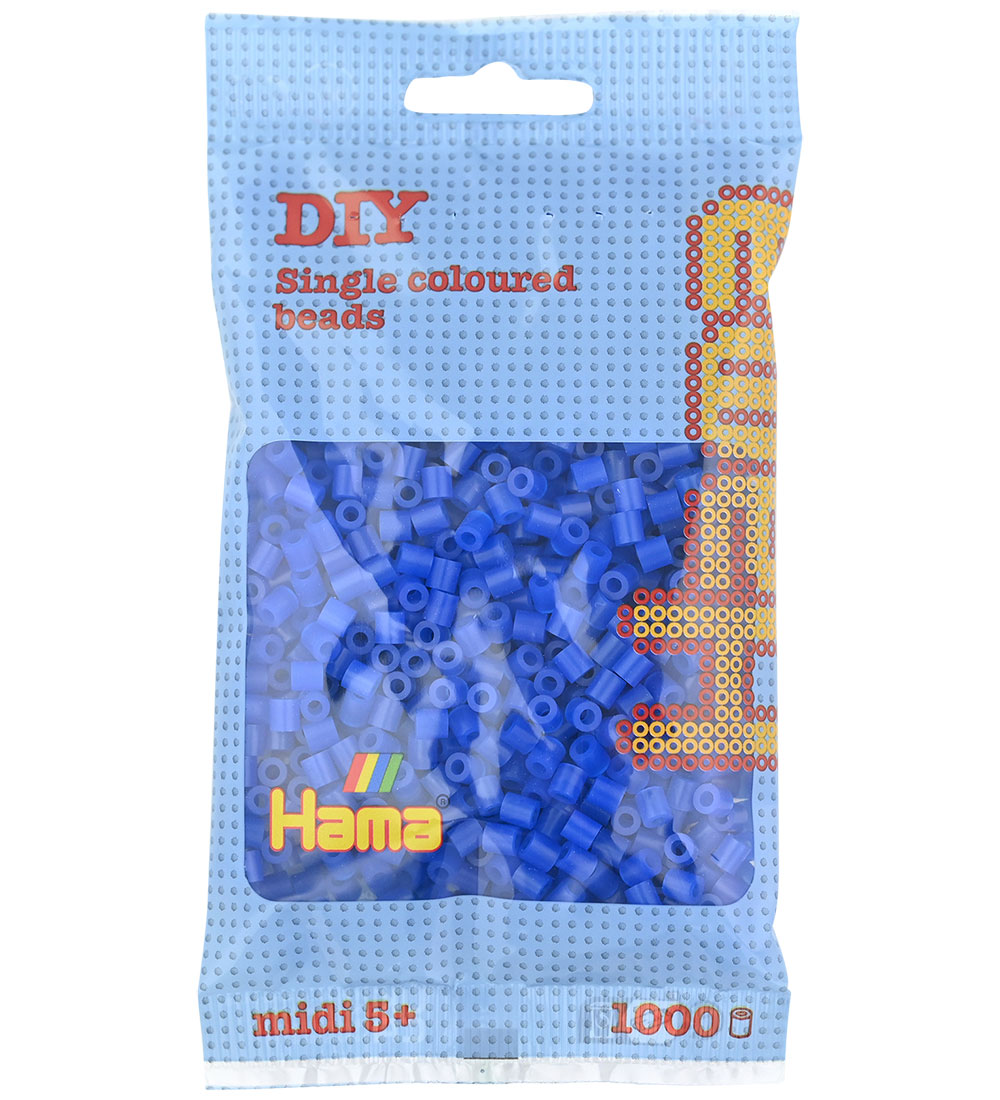 Hama Midi Perlen - 1000 st. - Neonblau - Hama - One Size - Perlen von Hama