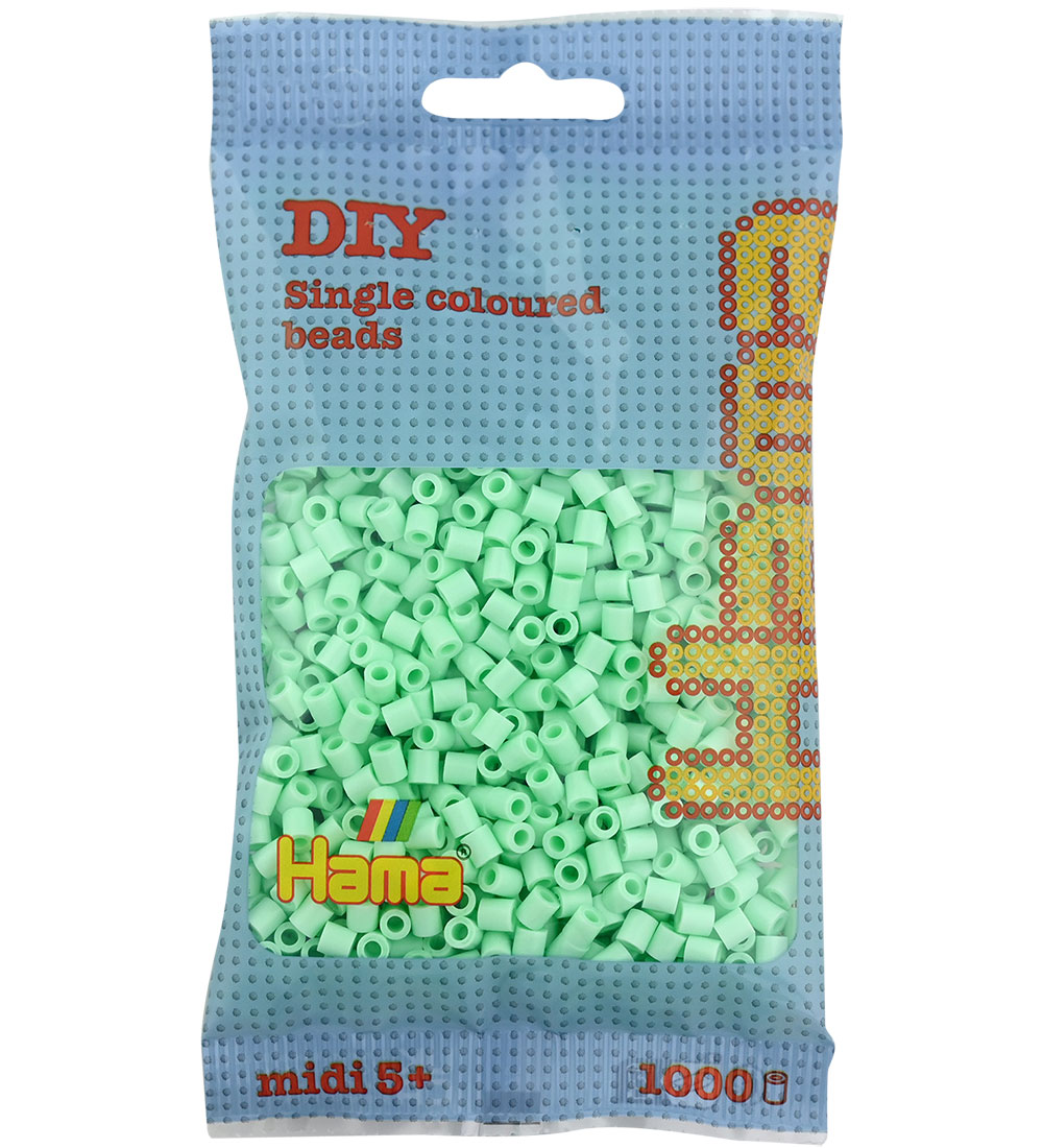 Hama Midi Perlen - 1000 st. - Pastel Minze - Hama - One Size - Perlen Hama Midi Perlen - 1000 st. - Pastel Minze - Hama - One Size - Perlen von Hama
