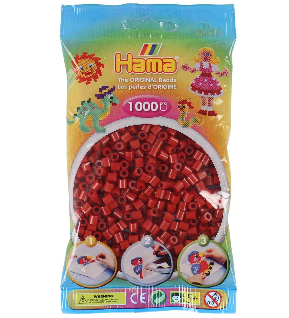 Hama Midi -Perlen - 1000 st. - Weihnachtsrot - Hama - One Size - Perlen von Hama