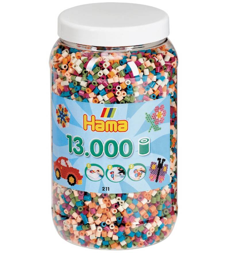 Hama Midi Perlen - 13.000 st. - 58 Mix - Hama - One Size - Perlen Hama Midi Perlen - 13.000 st. - 58 Mix - Hama - One Size - Perlen von Hama