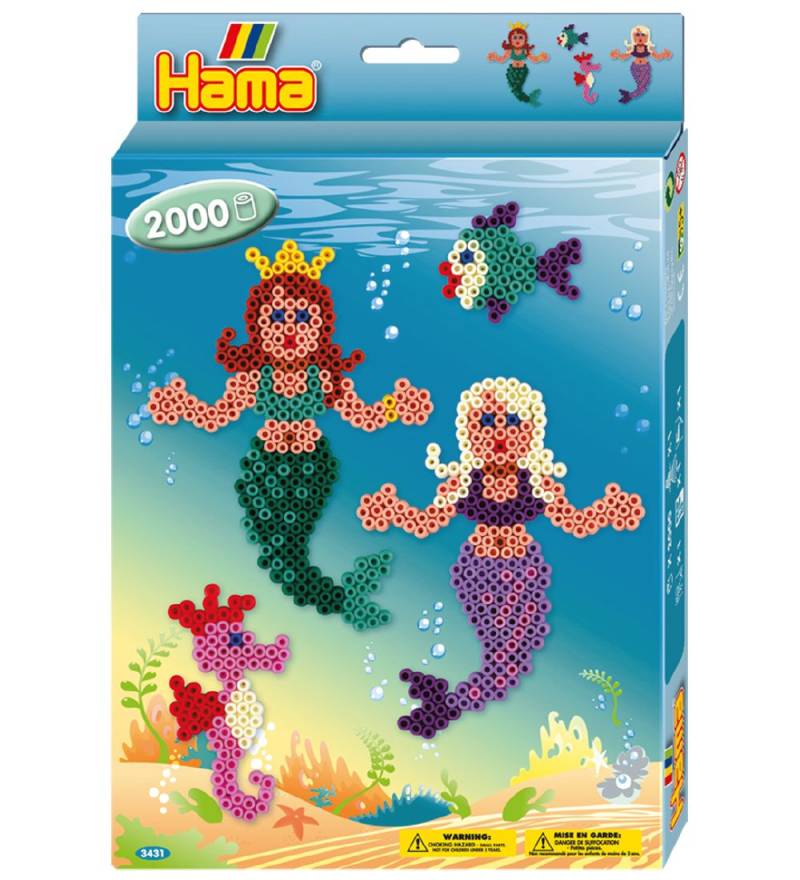 Hama Midi Perlen - 2000 st. - Meerjungfrauen - Hama - One Size - Perlen Hama Midi Perlen - 2000 st. - Meerjungfrauen - Hama - One Size - Perlen von Hama