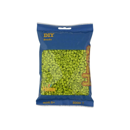 Hama Midi Perlen 201-104 Limette - 3000 Stück von Hama