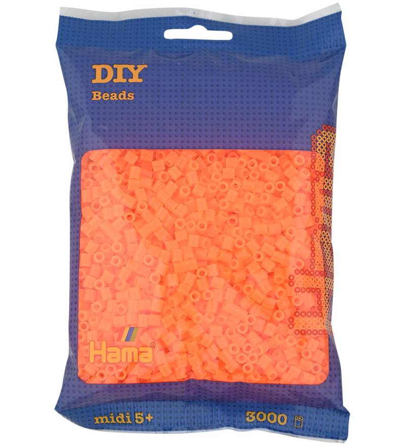 Hama Midi Perlen - 3000 st. - 38 Neon Orange - Hama - One Size - Perlen Hama Midi Perlen - 3000 st. - 38 Neon Orange - Hama - One Size - Perlen von Hama