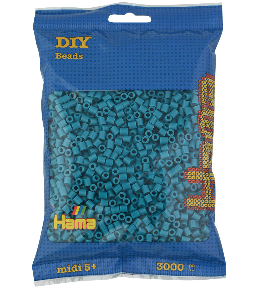 Hama Midi Perlen - 3000 st. - 83 Petrol - Hama - One Size - Perlen Hama Midi Perlen - 3000 st. - 83 Petrol - Hama - One Size - Perlen von Hama