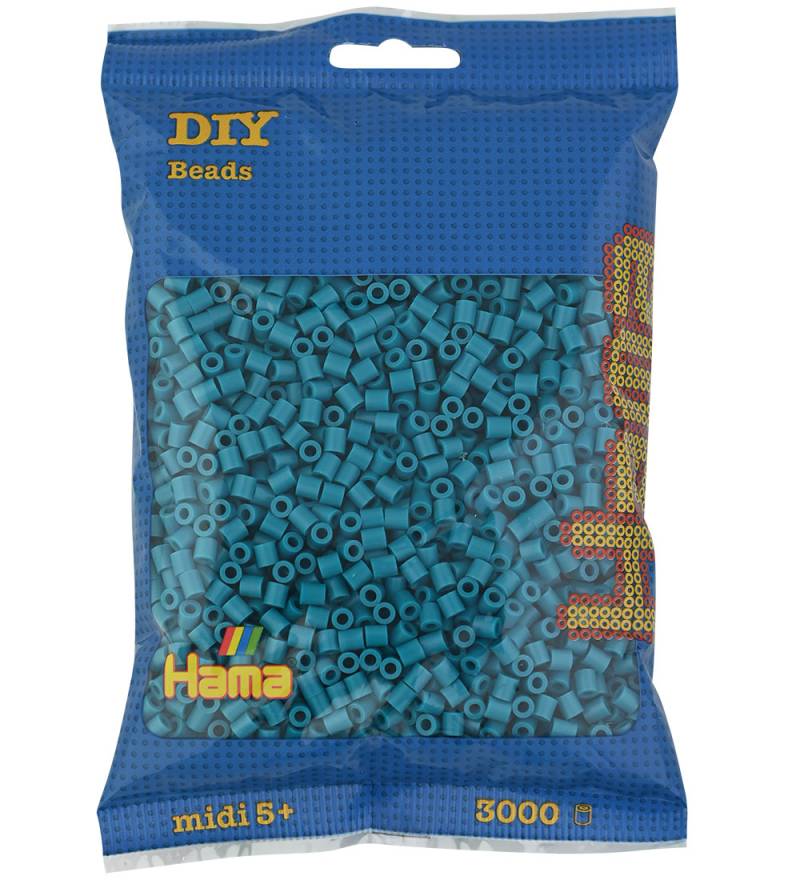 Hama Midi Perlen - 3000 st. - 83 Petrol - Hama - One Size - Perlen Hama Midi Perlen - 3000 st. - 83 Petrol - Hama - One Size - Perlen von Hama