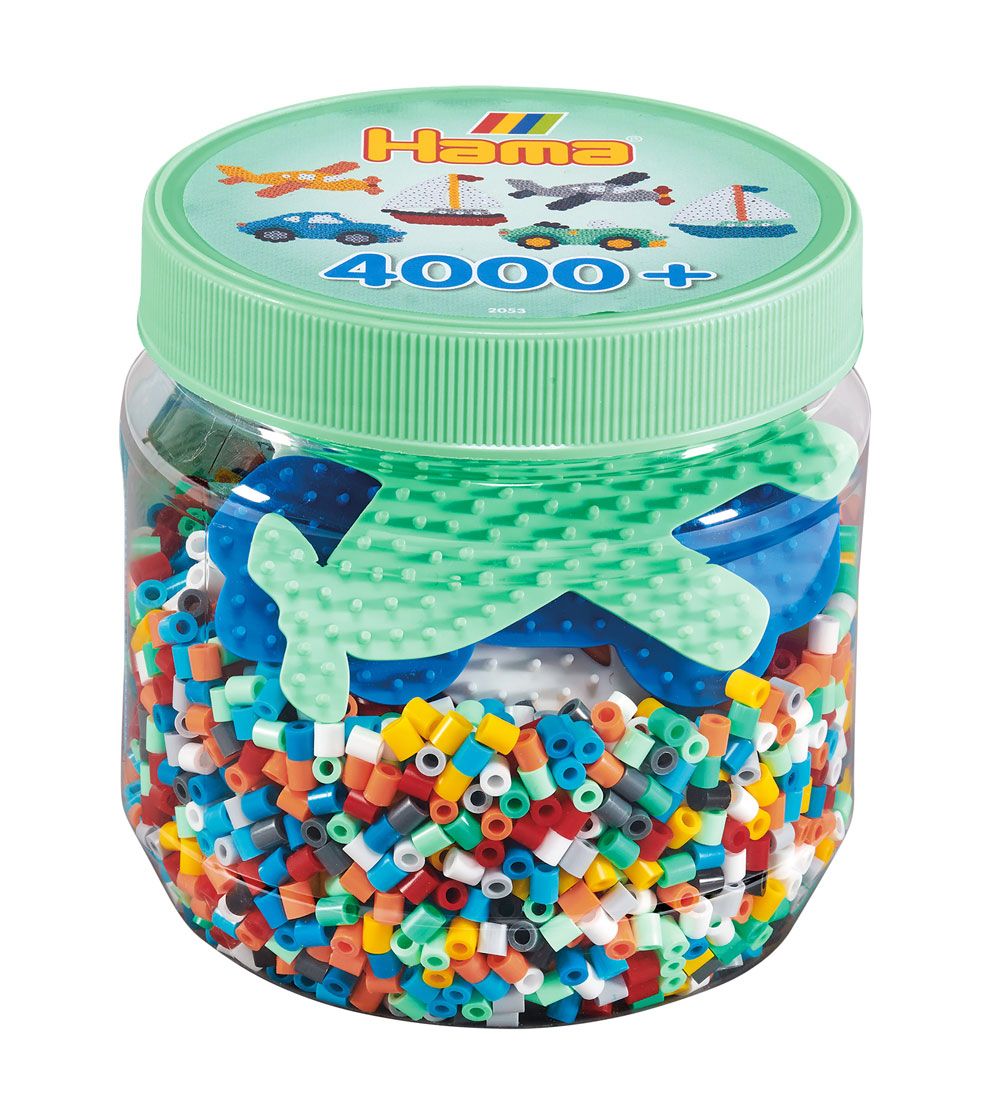 Hama Midi Perlen - 4000 st. - Mehrfarbig - Hama - One Size - Perlen Hama Midi Perlen - 4000 st. - Mehrfarbig - Hama - One Size - Perlen von Hama