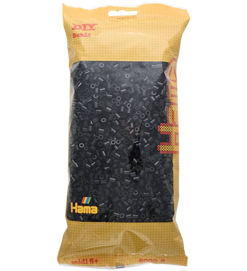 Hama Midi Perlen - 6000 st. - 18 Schwarz - Hama - One Size - Perlen Hama Midi Perlen - 6000 st. - 18 Schwarz - Hama - One Size - Perlen von Hama