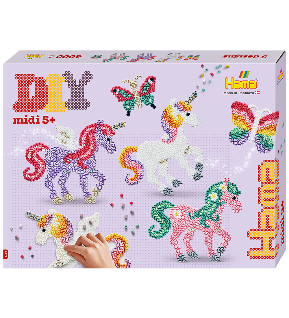 Hama Midi Perlen - Geschenkbox - 4000 st. + 2 Platten - Märchenp - Hama - One Size - Perlen Hama Midi Perlen - Geschenkbox - 4000 st. + 2 Platten - Märchenp - Hama - One Size - Perlen von Hama