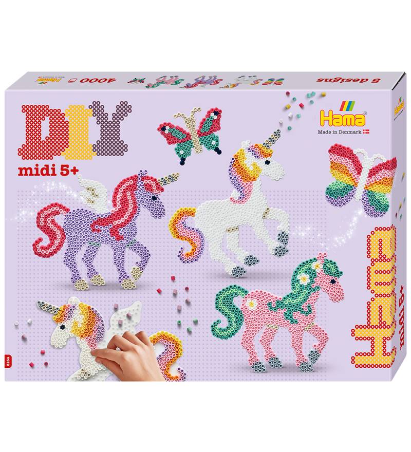 Hama Midi Perlen - Geschenkbox - 4000 st. + 2 Platten - Märchenp - Hama - One Size - Perlen Hama Midi Perlen - Geschenkbox - 4000 st. + 2 Platten - Märchenp - Hama - One Size - Perlen von Hama