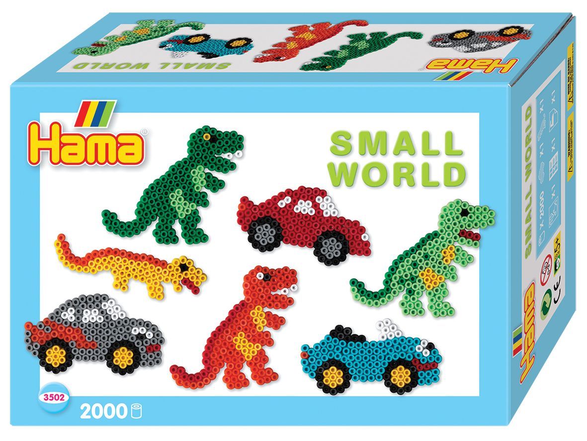 Hama Midi Perlen Geschenkpackung Small World Dino Cars, 2000 Stück Hama Midi Perlen Geschenkpackung Small World Dino Cars, 2000 Stück von Hama