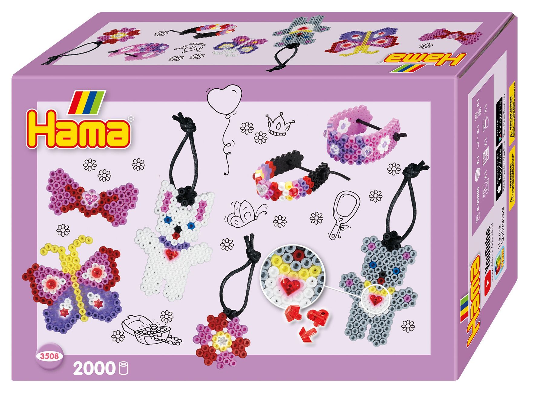 Hama Midi Perlen Geschenkverpackung Fashion, 2000 Stück Hama Midi Perlen Geschenkverpackung Fashion, 2000 Stück von Hama