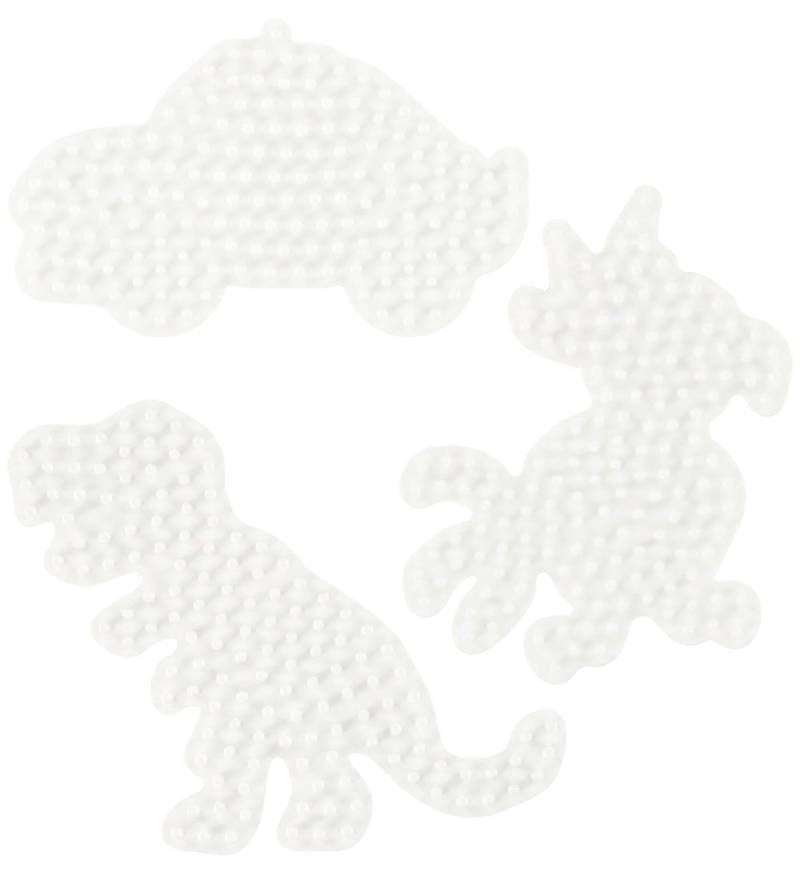 Hama Midi Perlen Steckplatten - 3er-Pack - Auto, Dinosaur & Papa - Hama - One Size - Perlen Steckplatten Hama Midi Perlen Steckplatten - 3er-Pack - Auto, Dinosaur & Papa - Hama - One Size - Perlen Steckplatten von Hama