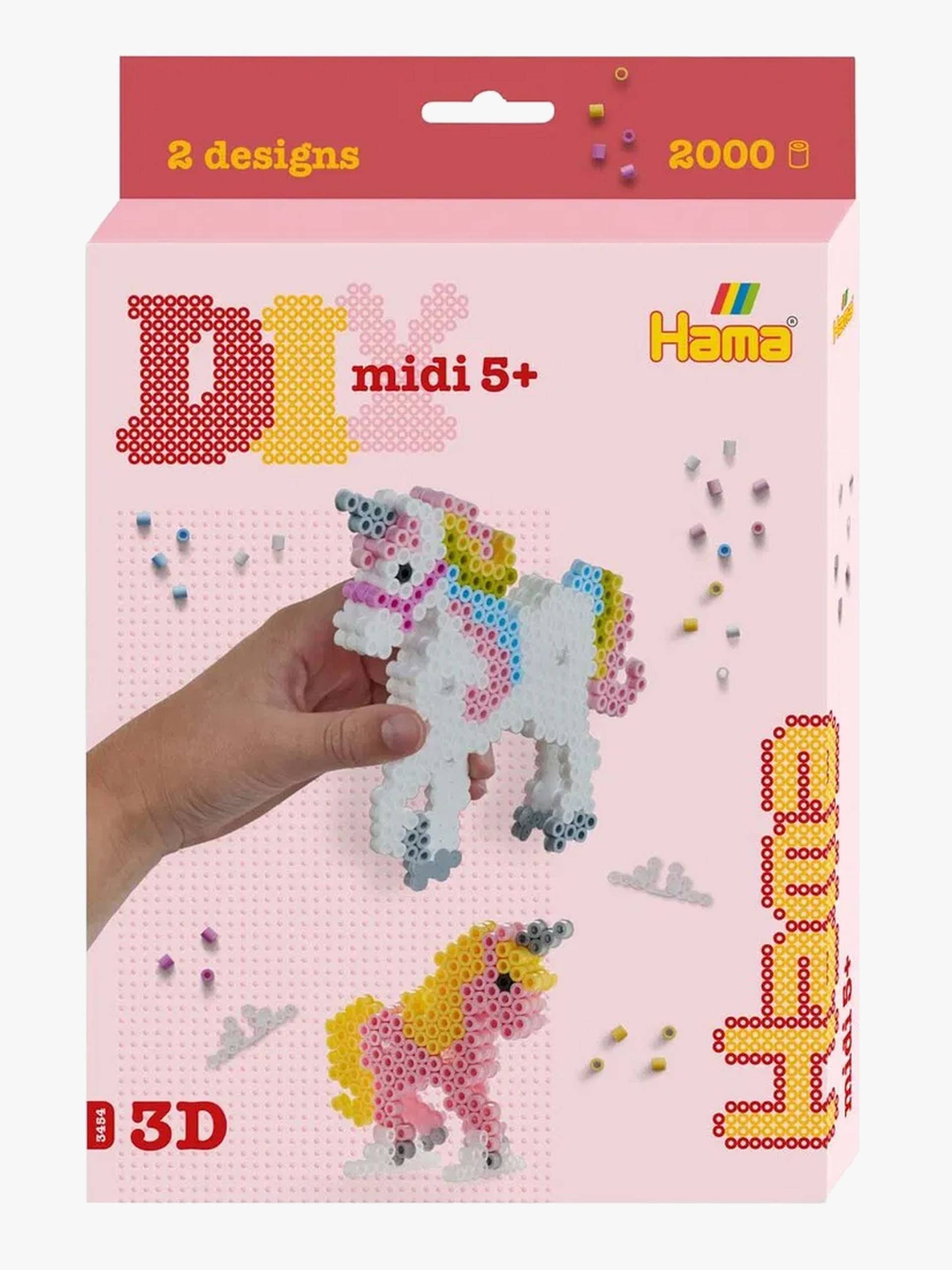 Hama Midi Perlenset Einhorn 2000 Teile Hama Midi Perlenset Einhorn 2000 Teile von Hama