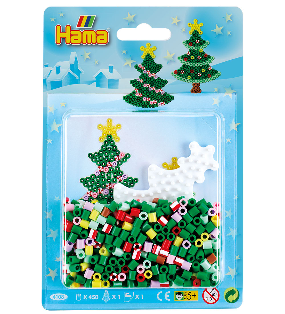Hama Midi Perlenset - Klein Weihnachtsbaum - 450 st. - Hama - One Size - Perlen von Hama