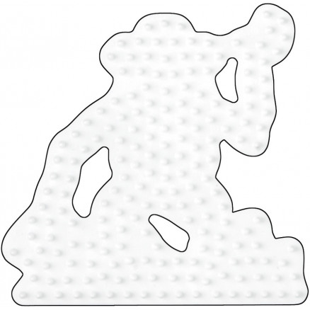 Hama Midi Steckplatte Affe Weiß 9x9cm - 1 Stk Hama Midi Steckplatte Affe Weiß 9x9cm - 1 Stk von Hama