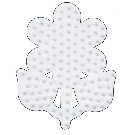 Hama Midi Steckplatte Blume klein Weiß 8x6,5cm - 1 Stk von Hama