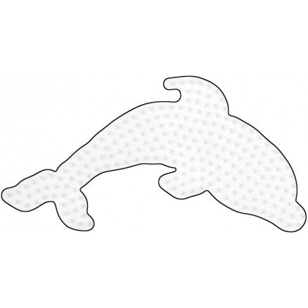 Hama Midi Steckplatte Delfin Weiß 15,5x7,5cm - 1 Stk Hama Midi Steckplatte Delfin Weiß 15,5x7,5cm - 1 Stk von Hama