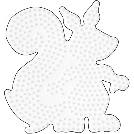 Hama Midi Steckplatte Eichhörnchen Weiß 13x12cm - 1 Stk Hama Midi Steckplatte Eichhörnchen Weiß 13x12cm - 1 Stk von Hama