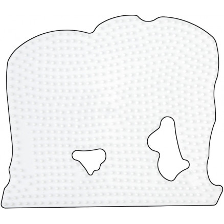 Hama Midi Steckplatte Elefant groß Weiß 16x13,5cm - 1 Stk Hama Midi Steckplatte Elefant groß Weiß 16x13,5cm - 1 Stk von Hama